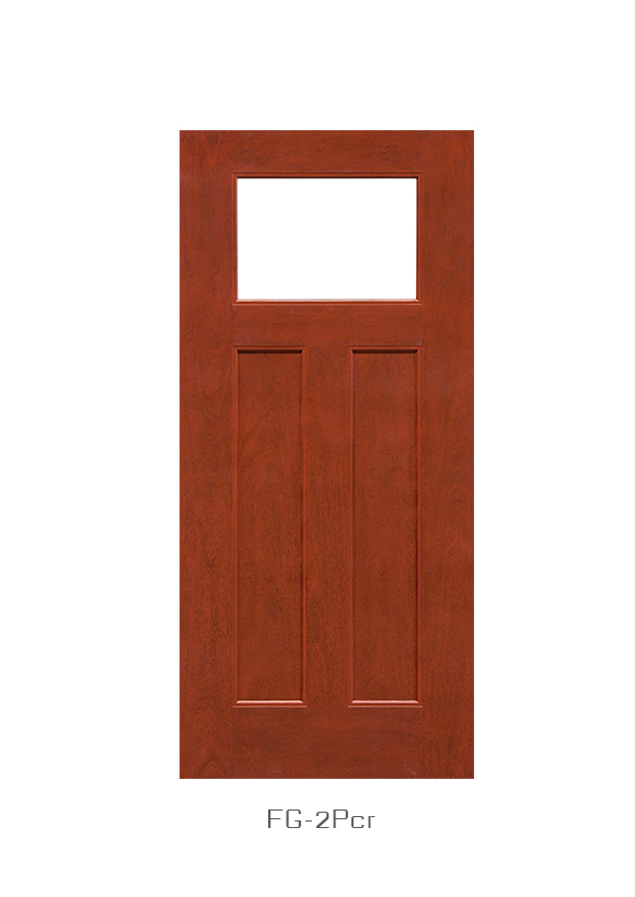 FLUSH GLAZED 2 Panel Craftsman